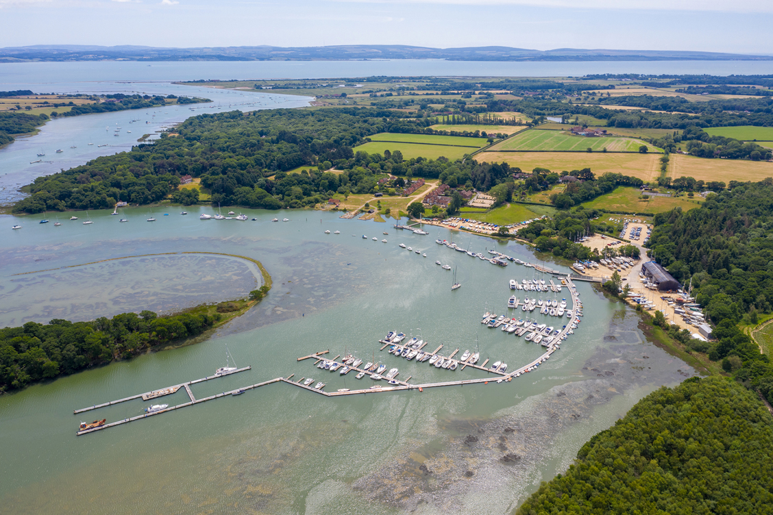 Buckler's Hard Yacht Harbour on the Beaulieu River