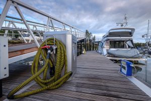 Pump out facility at Buckler's Hard Yacht Harbour