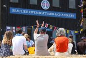 Enjoying The Summer Party At Bucklers Hard Yacht Harbour