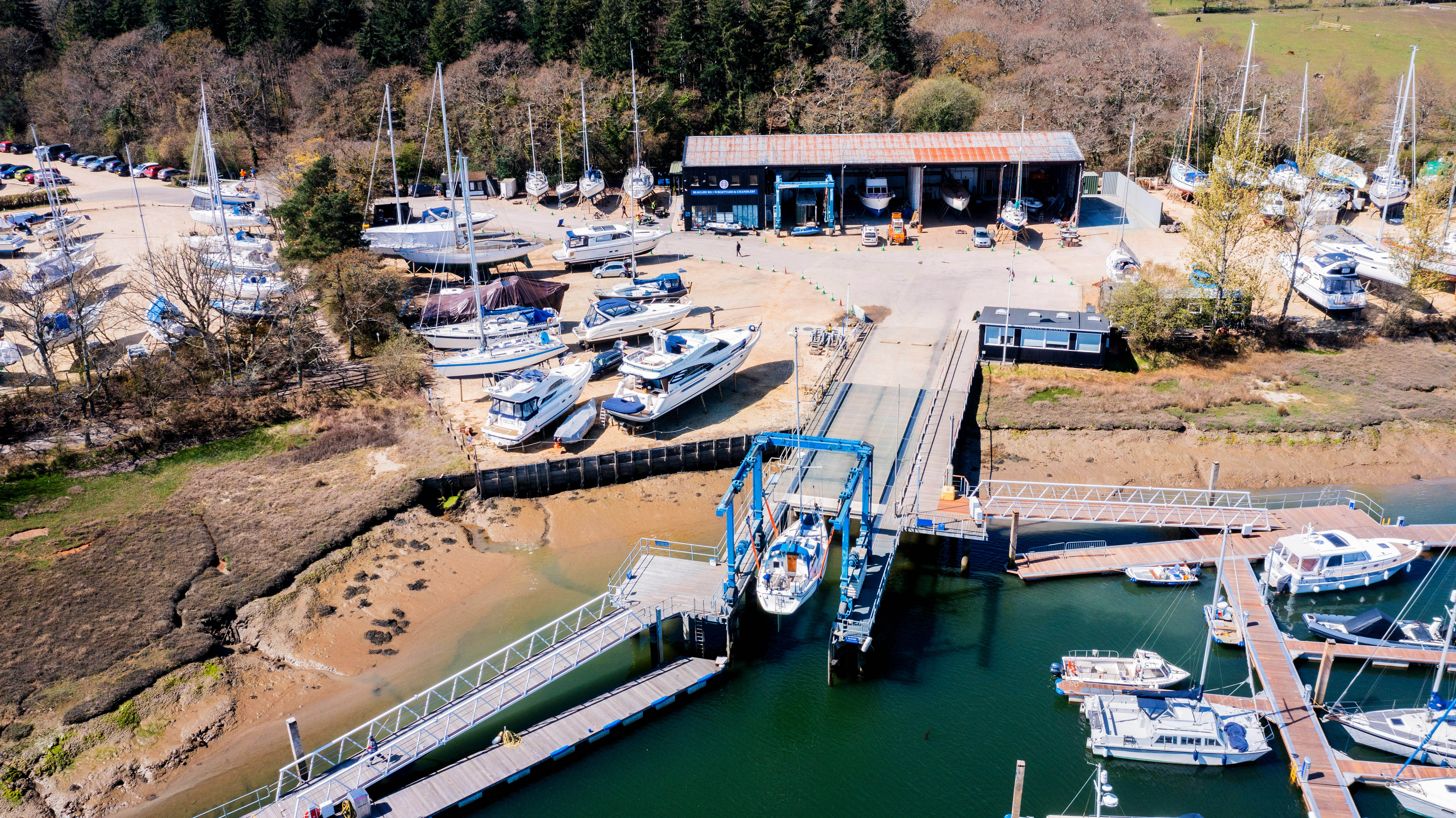 Boat Shed At Buckler'S Hard Yacht Harbour