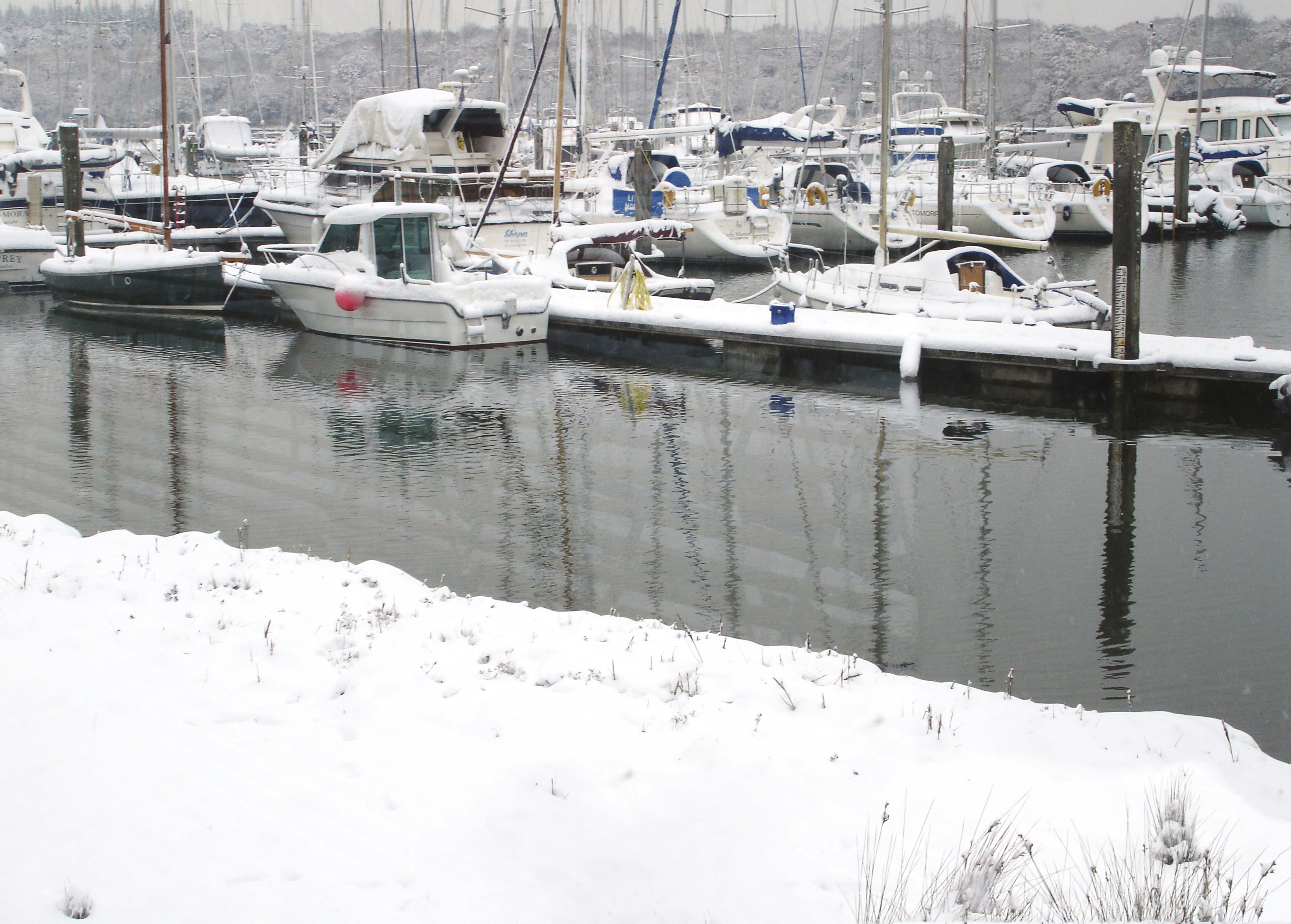 BR Pontoons In Snow