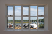 View From An Office Window In The New Boatshed At Bucklers Hard Yacht Harbour