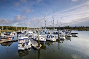 Berths in the Buckler's Hard Yacht Harbour marina