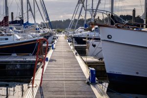 Berths in the Buckler's Hard Yacht Harbour marina