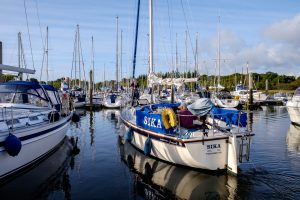 Berths in the Buckler's Hard Yacht Harbour marina