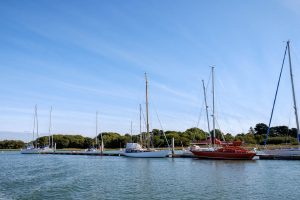 Pontoon on the Beaulieu River