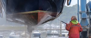 Beaulieu River Boatyard pressure washing service