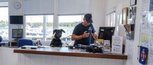 Beaulieu River team members in the Harbour Office