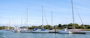 Moorings and rallies on the Beaulieu River