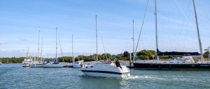 Berths and moorings on the Beaulieu River