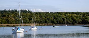 Boats on the Beaulieu River