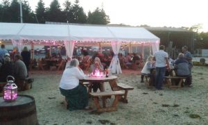 Pop-up restaurant on the Beaulieu River