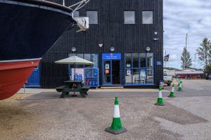 Chandlery and Marina Reception at Buckler's Hard Yacht Harbour