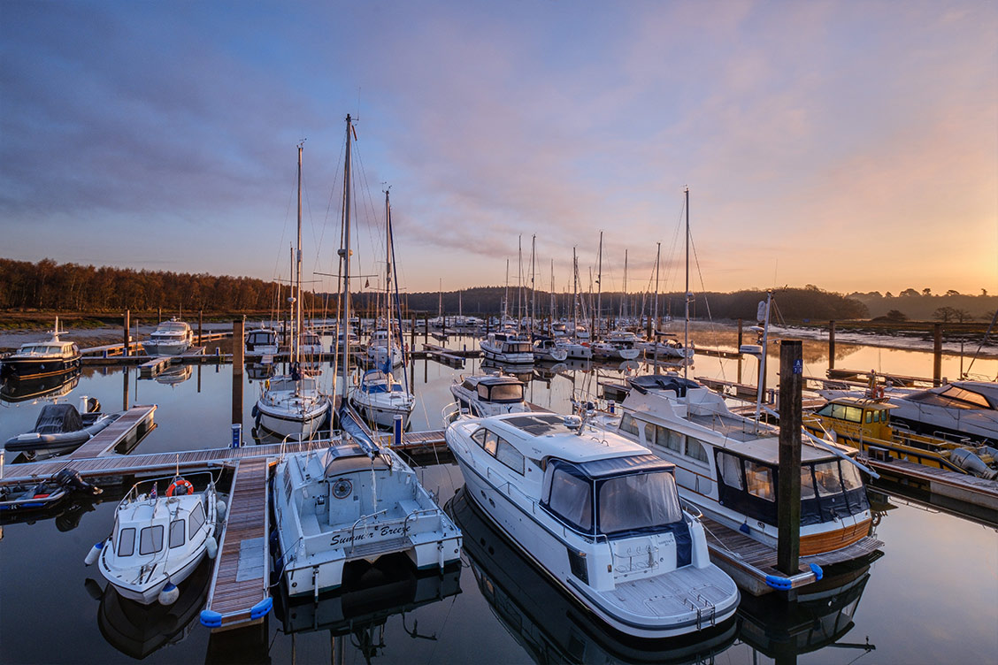 Permanent berths at Buckler's Hard Yacht Harbour