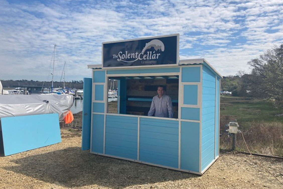 Solent Cellar Pop-Up Bar at Buckler's Hard Yacht Harbour