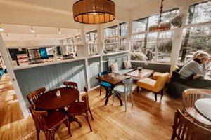 Seating area in the Captain's Table