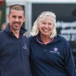 Harbour Master Wendy and Deputy Harbour Master Adam at the Mooring Holders party