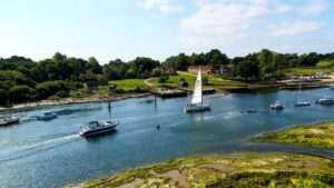 Spring sailing at Beaulieu