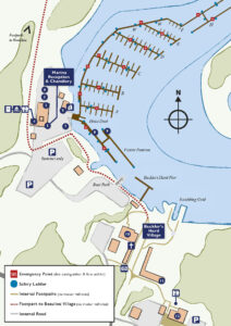Marina Map Beaulieu River