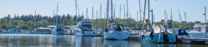 -Marina berths in the Buckler's Hard Yacht Harbour, Beaulieu River