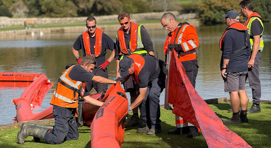 Beaulieu river oil spill exercise